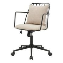 Pemberly Row Modern 22.5" Fabric Office Chair in Strata Cream