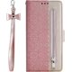 thumbnail image 1 of Funda tipo cartera para iPhone 13 Pro Max para mujer, DMaos de piel sintética con encaje y bonita correa de muñeca con lazo, ideal para iPhone 13 Pro Max 2021 de 6,7 pulgadas - P, 1 of 5