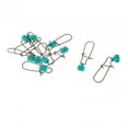 thumbnail image 3 of LOVIVER 10 Pcs Poids de Ligne de Pêche pour Éviers, Connecteurs Verts, 3 of 8