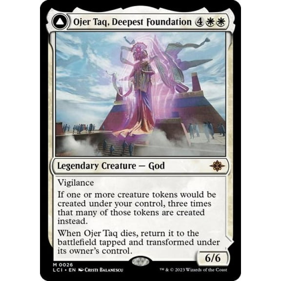 Magic the Gathering - The Lost Caverns of Ixalan - Ojer Taq, Deepest Foundation Near Mint