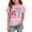 Pink, variant on Kids T-Shirts 6 7 Six Seven Letter T-Shirts Comfortable Boys Girls Graphic T Shirts Short Sleeve Tees With Cool 67 Six Sevevn Letter Print For Kids Youth Teen Daily Wear Orange 140(8-9 Years)