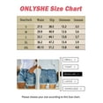 thumbnail image 5 of ONLYSHE Blue Women Distressed Denim Shorts Junior Shorts High Waist Zipper Small, 5 of 5