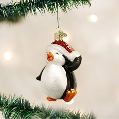- Old World Christmas Dancing Penguin Glass Blown Ornament