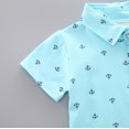 thumbnail image 4 of Ropa para niños Polo para niños con estampado de anclaje Traje de niño para niño de manga corta Prim Abanopi Ropa, 4 of 7