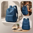 thumbnail image 4 of Solid Color Schoolbag Large Capacity Backpack for Students Daily Use, 4 of 6