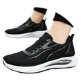 thumbnail image 3 of Mens Shoes,Mens Athletic Sneakers for With Advanced Breathable Fabric And Supportive Thick Sole Design for All Day Comfort,Shoes for Men,Black,8, 3 of 9