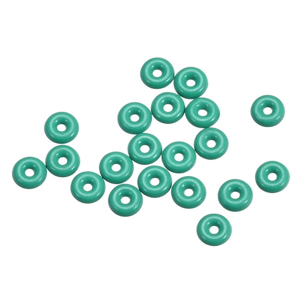 Dwang Of anders Onderscheppen Fluorine Rubber O Rings, 4mm OD, 1mm Inner Diameter, 1.5mm Thick, Seal  Gasket Green 20Pcs - Walmart.com