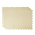 thumbnail image 3 of 14" x 19" Gold Scallop Paper Cake Boards, 3 Count, by Way To Celebrate, 3 of 5