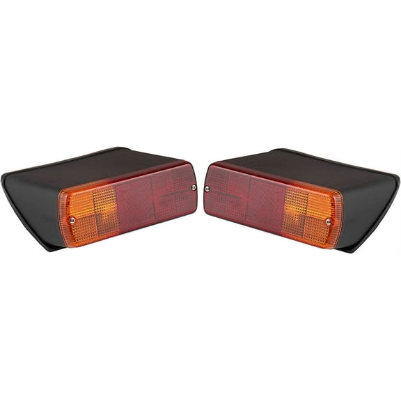 APSMOTIV Pair of Rear Combination Tractor Tail Lights Assembly Suitable for David Brown | Fiat | Ford New Holland Tractors Tractor Tail Lights