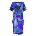thumbnail image 4 of Vestido holgado con bolsillos azul Matisse Vestido para embarazadas vestido holgado para mujer, 4 of 7