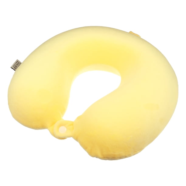 Almohada en U de Espuma de Memoria Unique Bargains Amarillo 33x27x7cm
