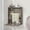 Gray, variant on Solidee Floating Vanity with Mirror & Lights White Wall Mounted Makeup Set,Farmhouse Dressing Table for Tiny Space