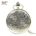 thumbnail image 5 of 4 Skull Head Pocket Watch Skull's Skeleton Silver Antique Color Watch WP-10, 5 of 5