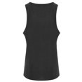 thumbnail image 2 of AWDis - Camiseta de tirantes Tri-Blend Just Ts para hombre caballero (Negro Jaspeado), 2 of 2