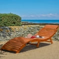 thumbnail image 4 of Homall Outdoor Chaise Lounge Folding Chairs Solid Acacia Wood Sun Loungers Balcony Recliner,for Garden, Patio, Pool Deck, 4 of 7