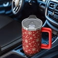 thumbnail image 4 of 40oz Christmas Tree Tumbler with Handle and Straw Leak Proof Stainless Steel Cup Holiday Gift for Travel Home, 4 of 4
