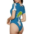 thumbnail image 3 of Naloa Goose Holding an Umbrella Women's Short-Sleeved Onesie, One-Piece Swimsuit for Parties, dates, clubs - XX-Large, 3 of 9