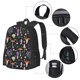 thumbnail image 2 of Easygdp Mushrooms Mochila de Gran Capacidad Minimalista Ideal para Escuela, Viajes y Uso Diario, 2 of 6