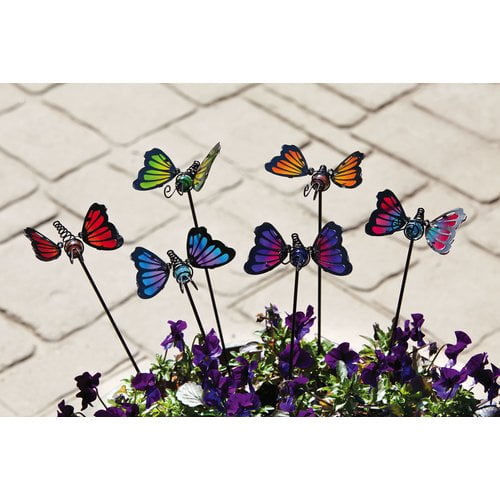 Evergreen Enterprises, Inc Butterfly Garden Stakes (Set of 24)