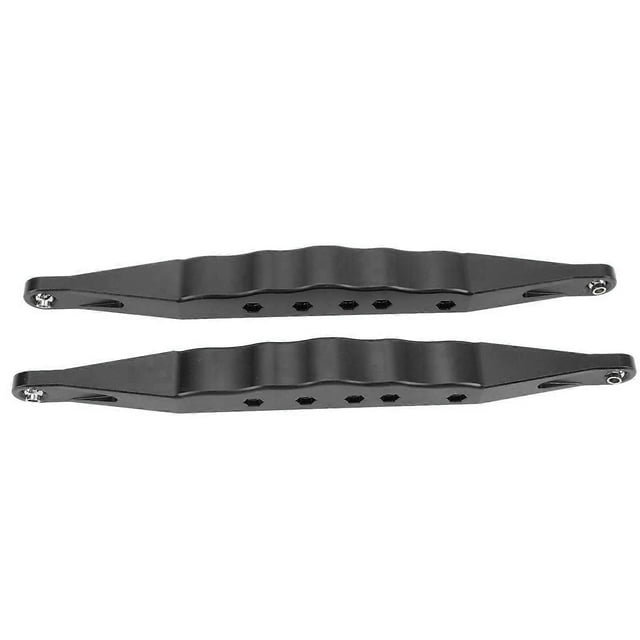 1 Pair Rear Lower Trailing Arms LOS254067 Aluminium Alloy RC Car Trailing Arms for Baja REY 2.0 1/6 4WD Black