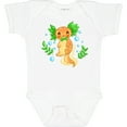 thumbnail image 3 of Inktastic Cute Orange and Green Axolotl Boys or Girls Baby Bodysuit, 3 of 5