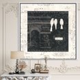 thumbnail image 3 of Collage Vintage Paris - Toile Encadrée Style Campagne Française, 3 of 3