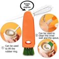 thumbnail image 4 of 3 Pcs Bottle Cleaning Brush,3 in 1 Multifunctional Carrot Lid, 4 of 5