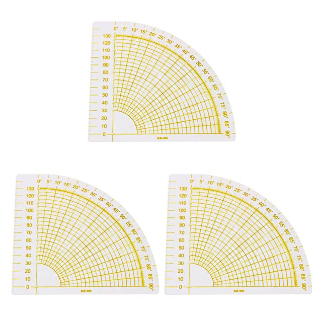 Bearachild Sewing Tailor Transparent Acrylic Needlework Measurement Exquisite Convenient with Tool Workmanship Items Measuring Household Type1 NO1 Bearachild CBP372411