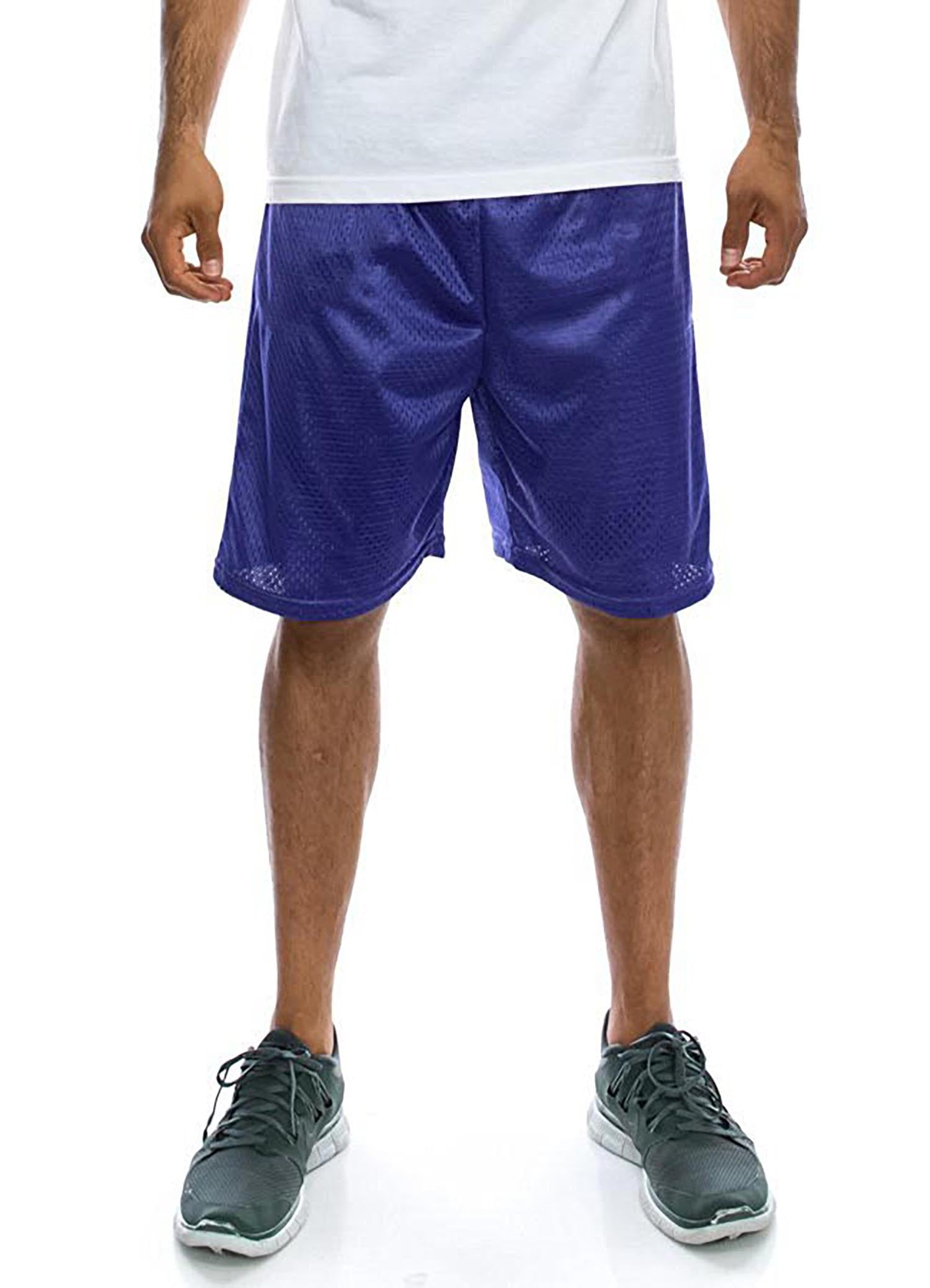 Ma Croix Men's Basic Mesh Shorts With Pockets