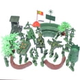 thumbnail image 4 of Los soldados de juguete modelo del plástico del playset 37pieces los 5cm figuran los accesorios de los hombres del ejército SM SunniMix Soldado de juguete de plástico, 4 of 5