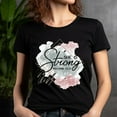 thumbnail image 5 of Faith-Based Premium Shirt for Women - She Is Strong Bible Verse Christian T-Shirt, Kelly, L, 5 of 6