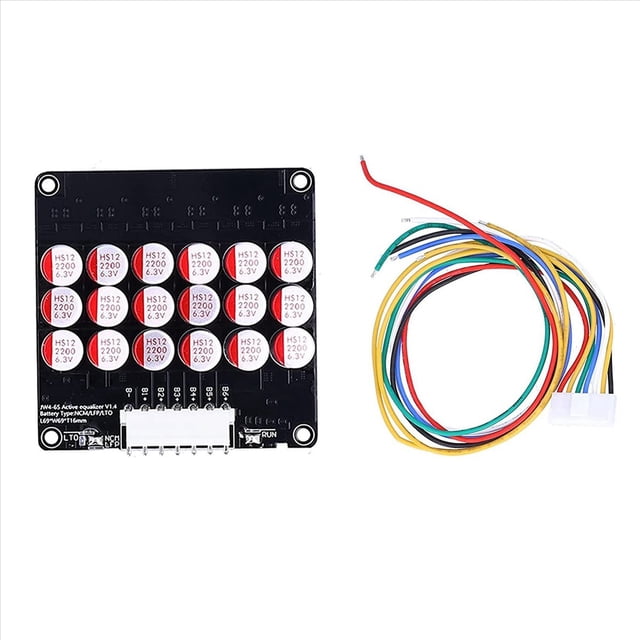 3X 6S Active Equalizer Balancer Lifepo4 / Lipo/ LTO Battery Energy Equalization Capacitor Board