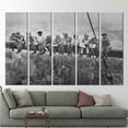 thumbnail image 4 of New York Artwork, Modern Canvas Art, Lunch atop a Skyscraper Canvas Art, Lunch atop a Skyscraper, Popular Printed, 11 Men Art, Canvas Wall Decor - Black Framed, 4 of 9