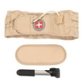 thumbnail image 1 of Back Decompression Belt Inflatable Relaxing Muscles Traction Function TPU Material Lower Back Support Device Khaki Silver Inflator, 1 of 5