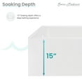 thumbnail image 4 of Voltaire 72" x 36" Left-Hand Drain Alcove Bathtub with Apron and Armrest, 4 of 10