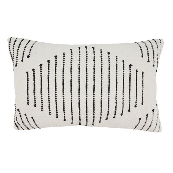 Saro Lifestyle Diamond Delight Woven Throw Pillow Cover