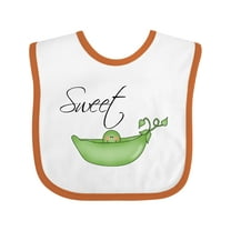 Inktastic Sweet Pea Girls Baby Bib