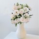 thumbnail image 5 of Peones Flores Artificiales Rosa de Seda Y Ramo de Peones para Decoraciones de Boda Del Hogar, Guía de la Flor de Mano de la Ruta Decoración de la Pared, 5 of 7