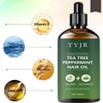 thumbnail image 3 of Aceite esencial de menta para el cuero cabelludo - 100 ml Esencia capilar suave y nutritiva, 3 of 5