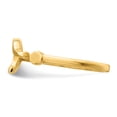 thumbnail image 3 of 14K Yellow Gold Question Mark Adjustable Ring Size 7, 3 of 7