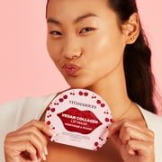 Vitamasques Cherry Vegan Collagen Lip Mask, Moisturize & Plump , One Patch