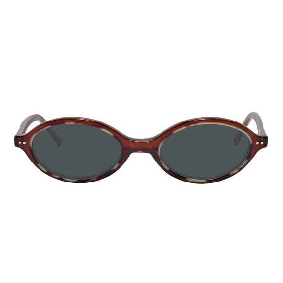 Gafas de Sol TIJN Olisa Retro Ovaladas Polarizadas UV400 50mm Color Café