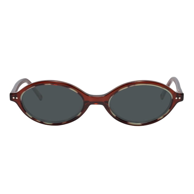 Gafas de Sol TIJN Olisa Retro Ovaladas Polarizadas UV400 50mm Color Café