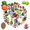 4A, variant on 35pcs-50pcs Cute Stickers Robot Stickers Candy Stickers Dragon Stickers Balloon Stickers for Laptops Suitcases