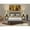 Distressed Jacobean, variant on East West Furniture 3 Piece Kendall Queen Size Bedroom Set - Black