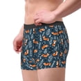 thumbnail image 2 of Lukts cute fall fox Pattern Men's Underwear Covered Waistband Boxer Briefs-X-Large, 2 of 5