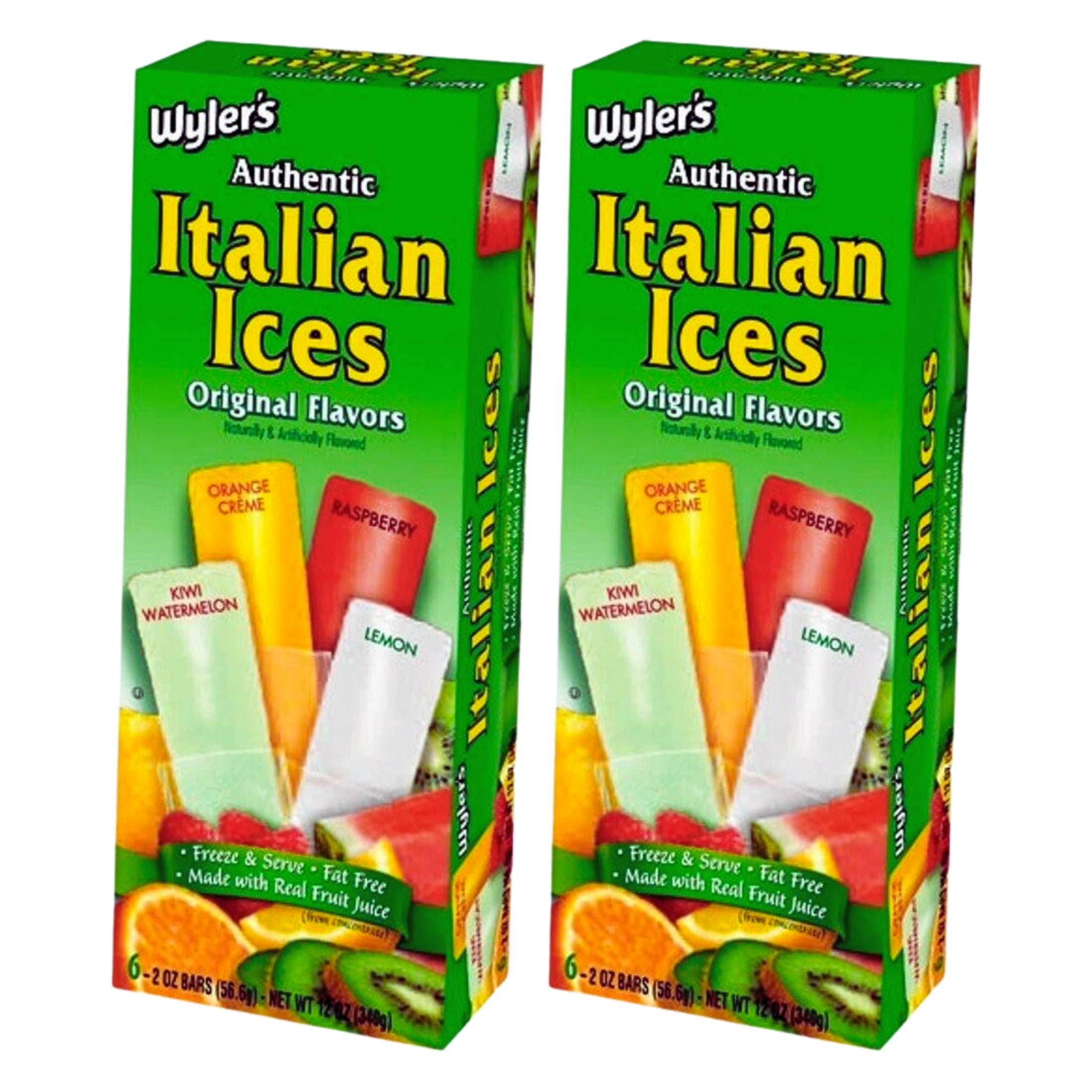 Wyler’s Italian Ices Freezer Pops Original Flavor Mix for Home Party