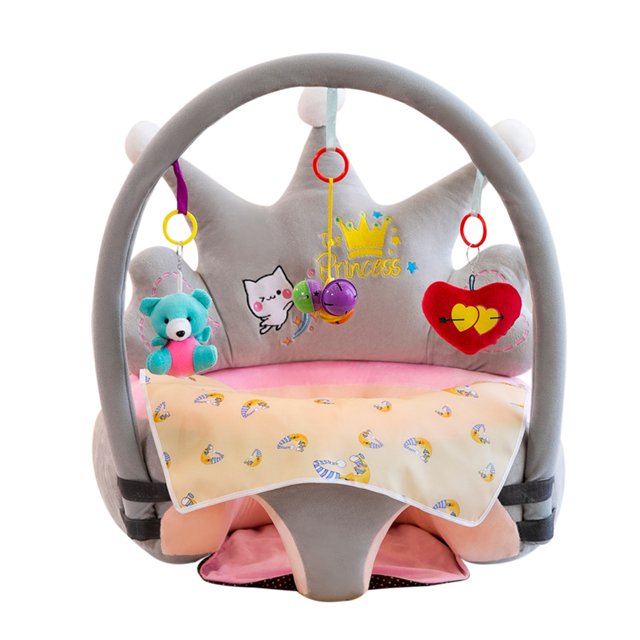 Funda de asiento de apoyo Ehuebsd para sofá de bebé gris