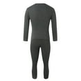 thumbnail image 4 of Outfmvch Thermal Underwear For Men Thermal Underwear For Women Solid Color Underwear Set For Warm Clothes Pants Plush And Thickened Plush Mens Thermals Top And Bottom Set Gray 3Xl, 4 of 4