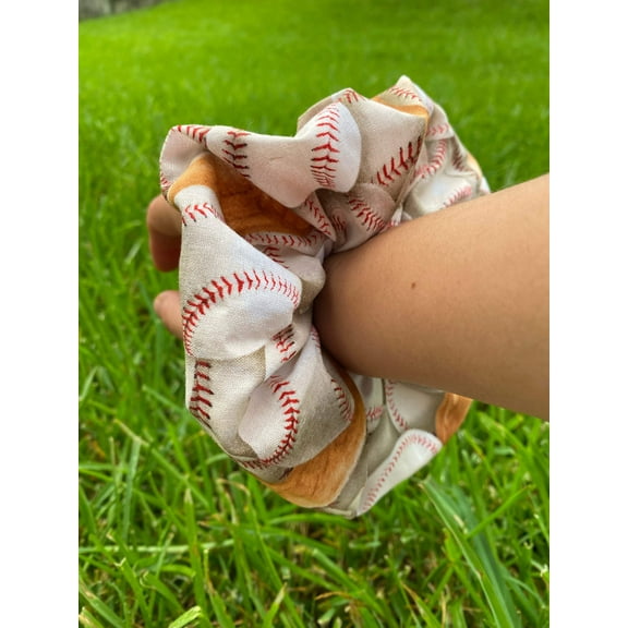 Baseball Scrunchie Hair tie Gift